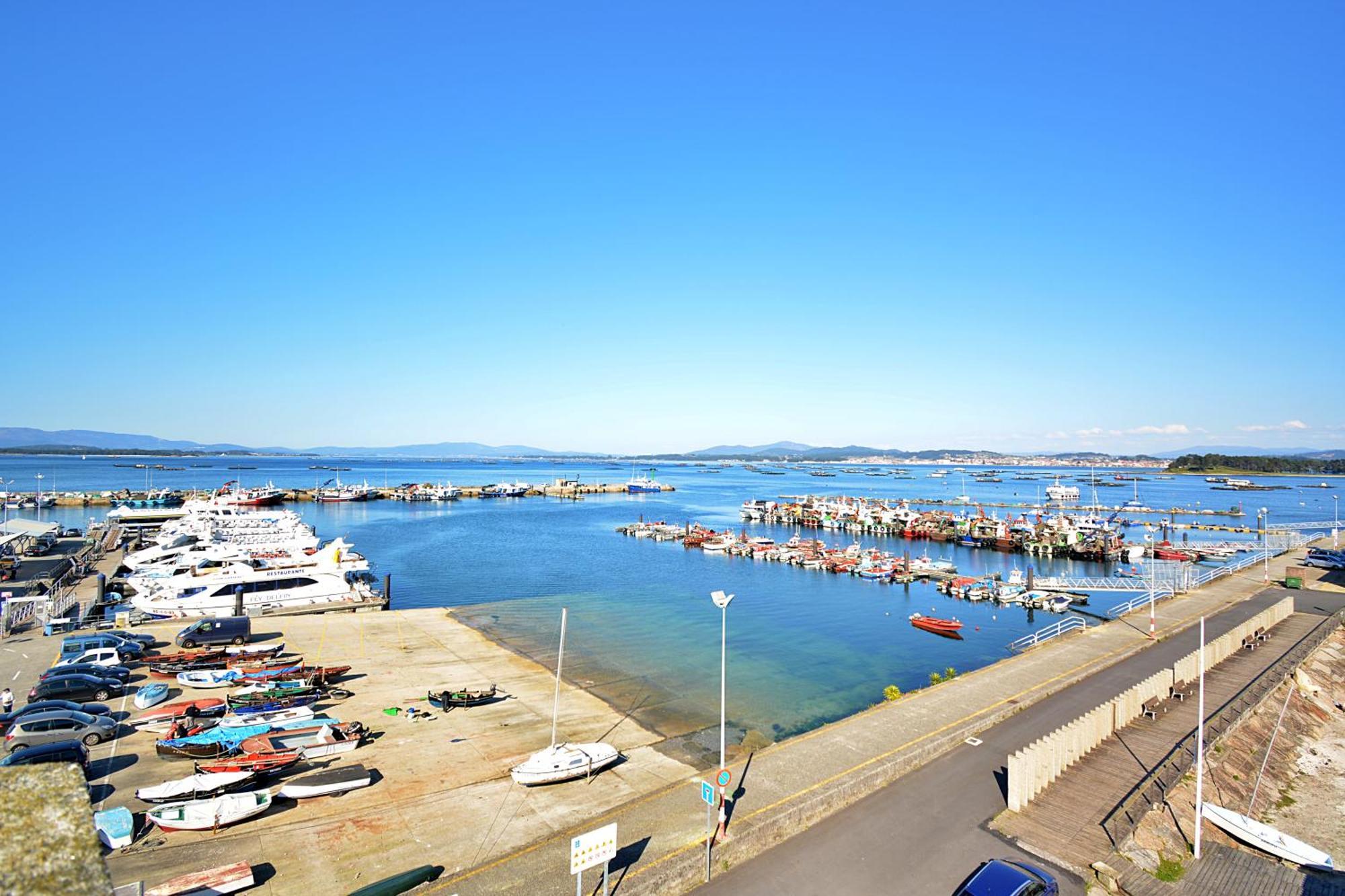 Apartamento Con Terraza Frente Al Mar En O Grove Dış mekan fotoğraf