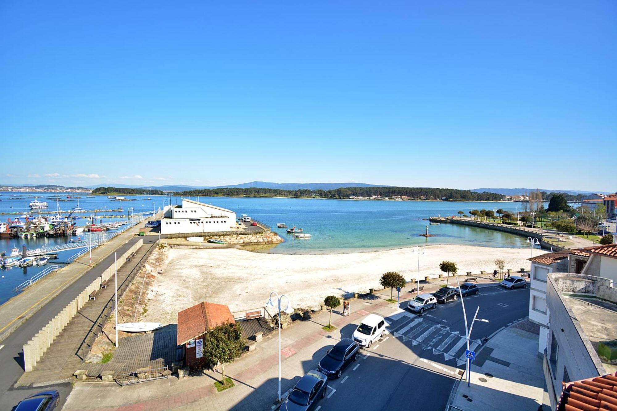Apartamento Con Terraza Frente Al Mar En O Grove Dış mekan fotoğraf